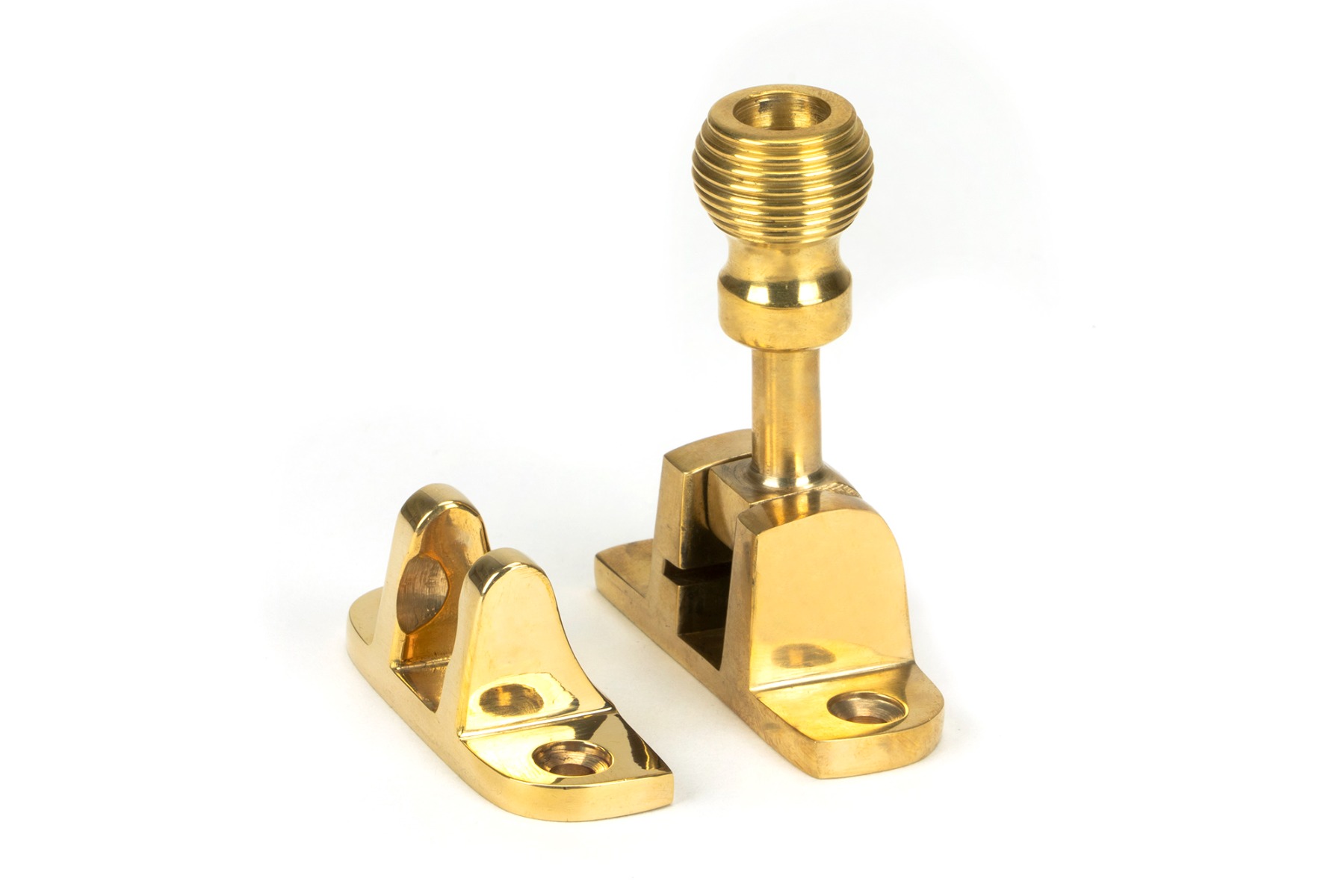 From The Anvil 45952 Polished Brass Beehive Brighton Fastener (Radiused) Polished Brass