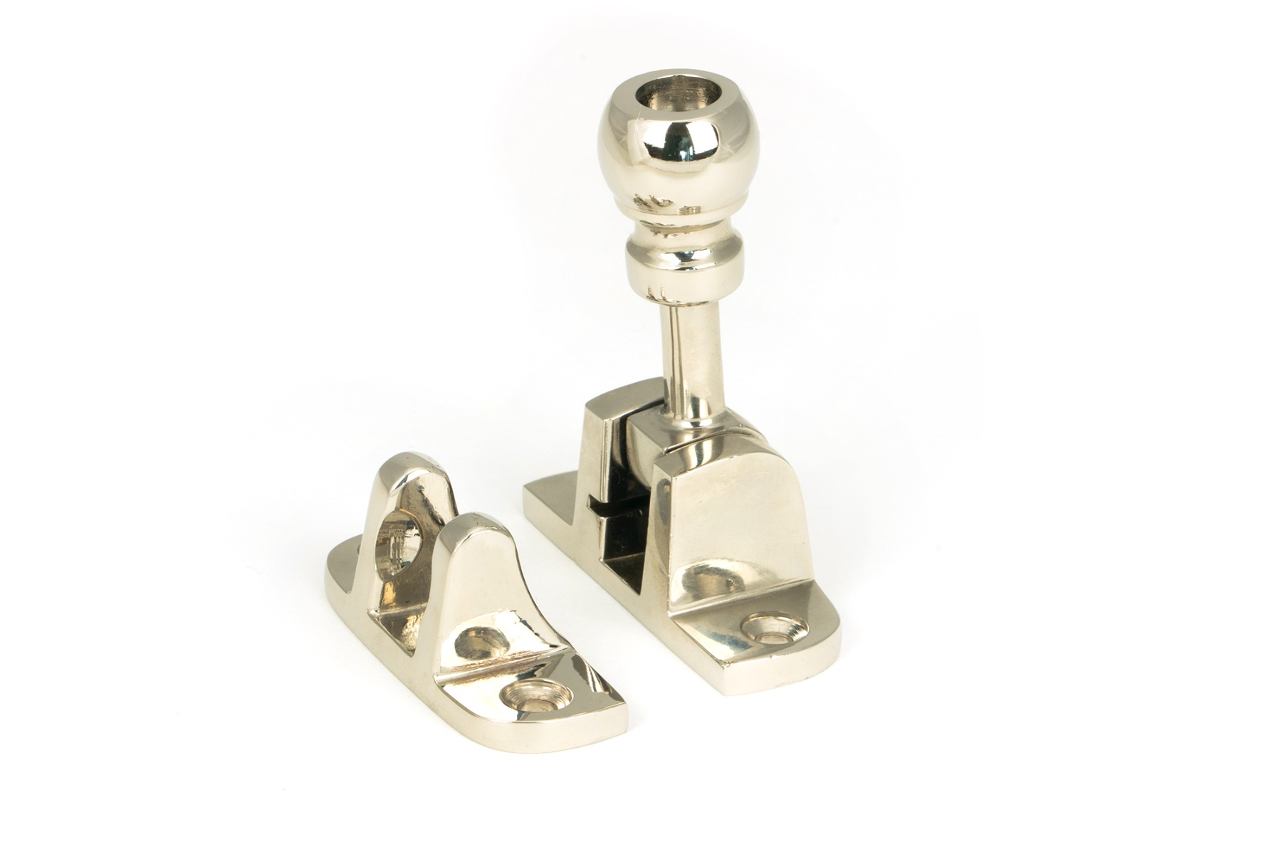 From The Anvil 45958 Polished Nickel Mushroom Brighton Fastener (Radiused) Polished Nickel