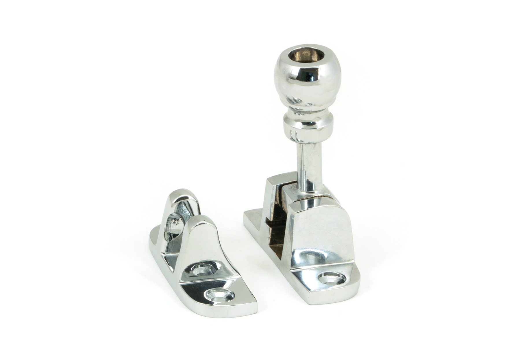 From The Anvil 45959 Polished Chrome Mushroom Brighton Fastener (Radiused) Polished Chrome