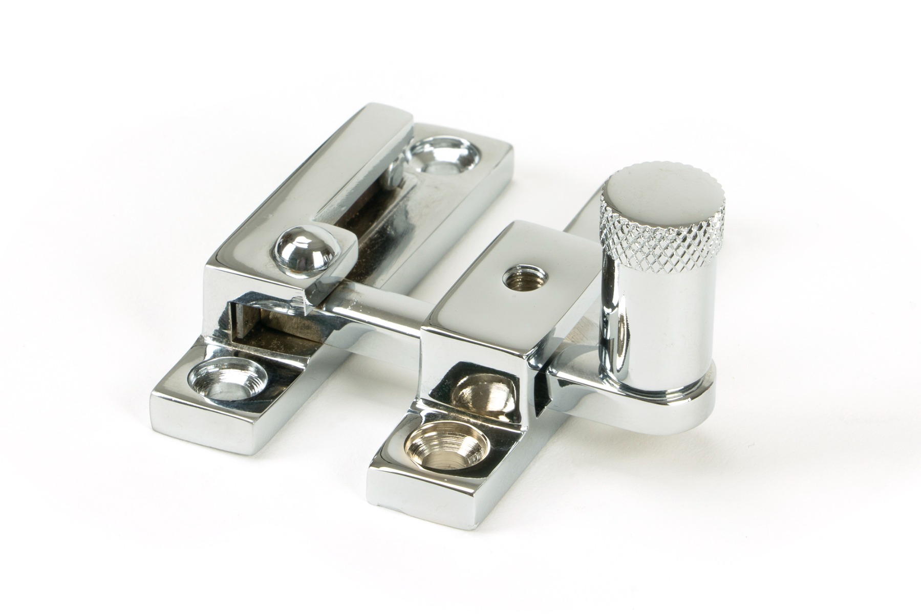 From The Anvil 45984 Polished Chrome Brompton Quadrant Fastener - Narrow Polished Chrome