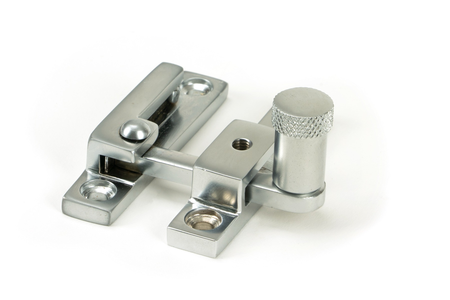 From The Anvil 45986 Satin Chrome Brompton Quadrant Fastener - Narrow Satin Chrome