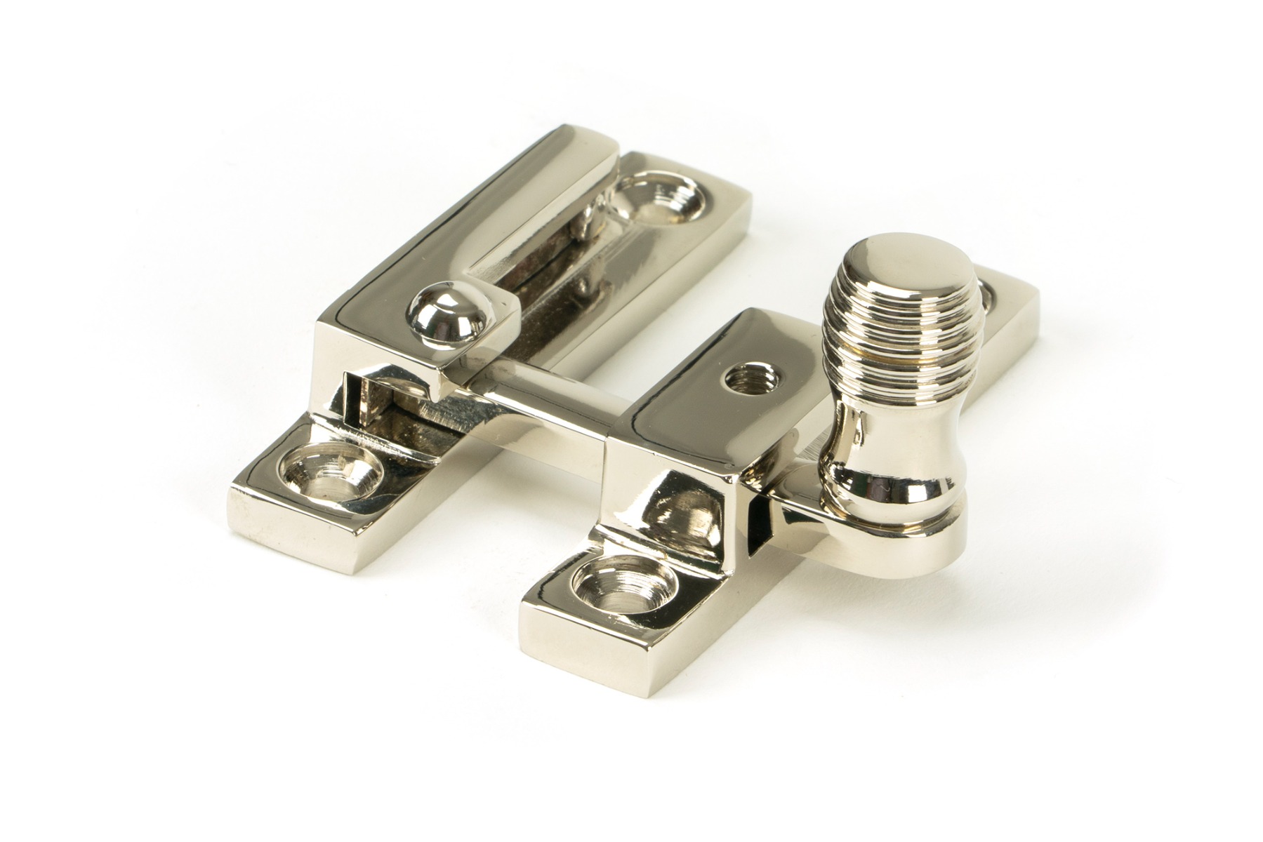 From The Anvil 45993 Polished Nickel Beehive Quadrant Fastener - Narrow Polished Nickel