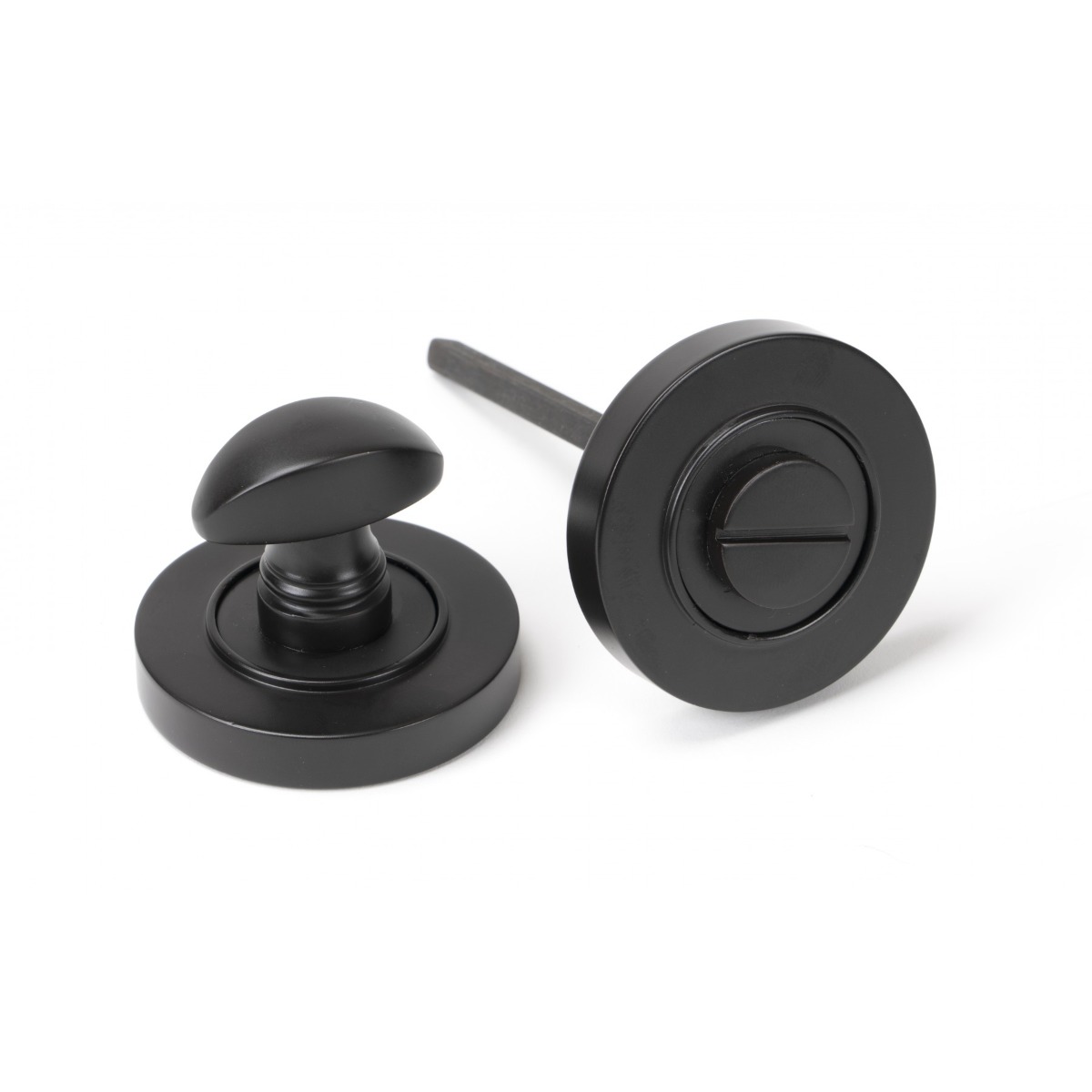 From The Anvil 46105 Aged Bronze Round Thumbturn Set (Plain) Aged Bronze