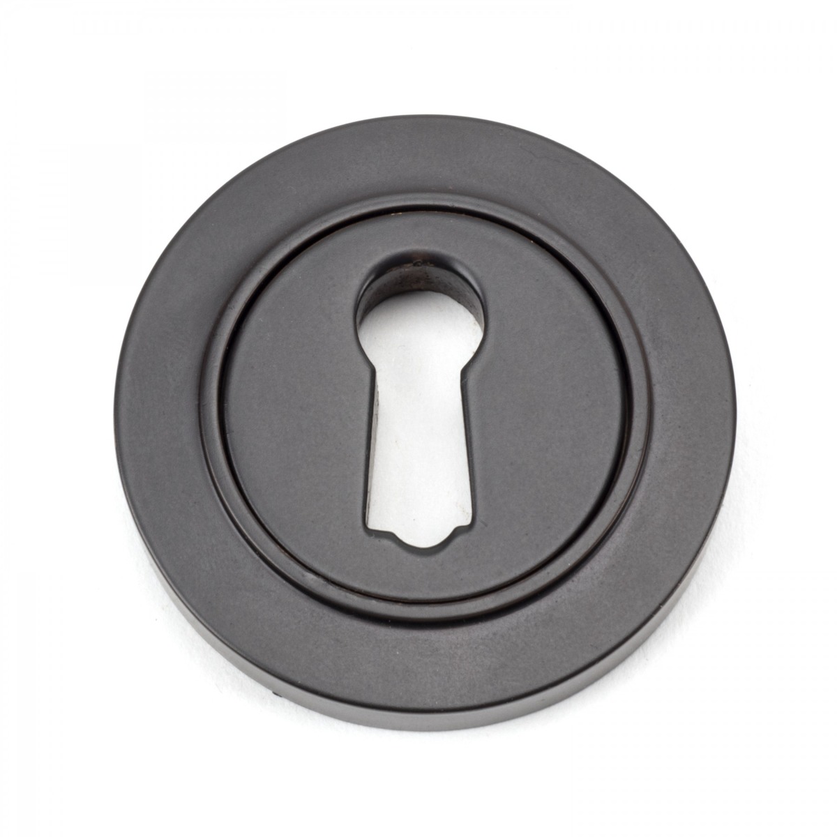 From The Anvil 46113 Aged Bronze Round Escutcheon (Plain) Aged Bronze