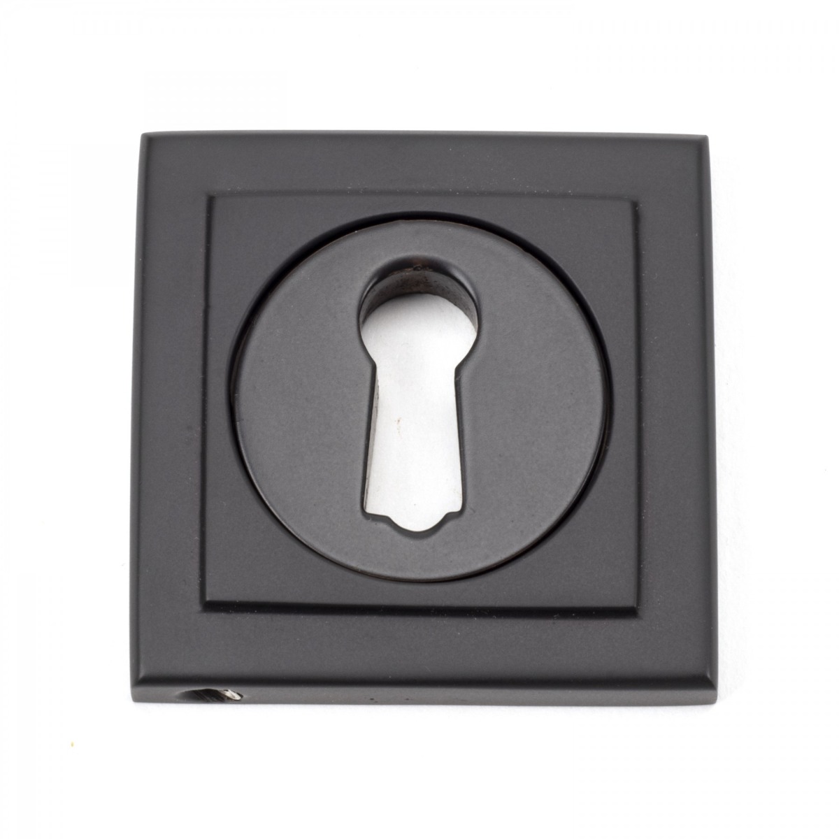 From The Anvil 46116 Aged Bronze Round Escutcheon (Square) Aged Bronze
