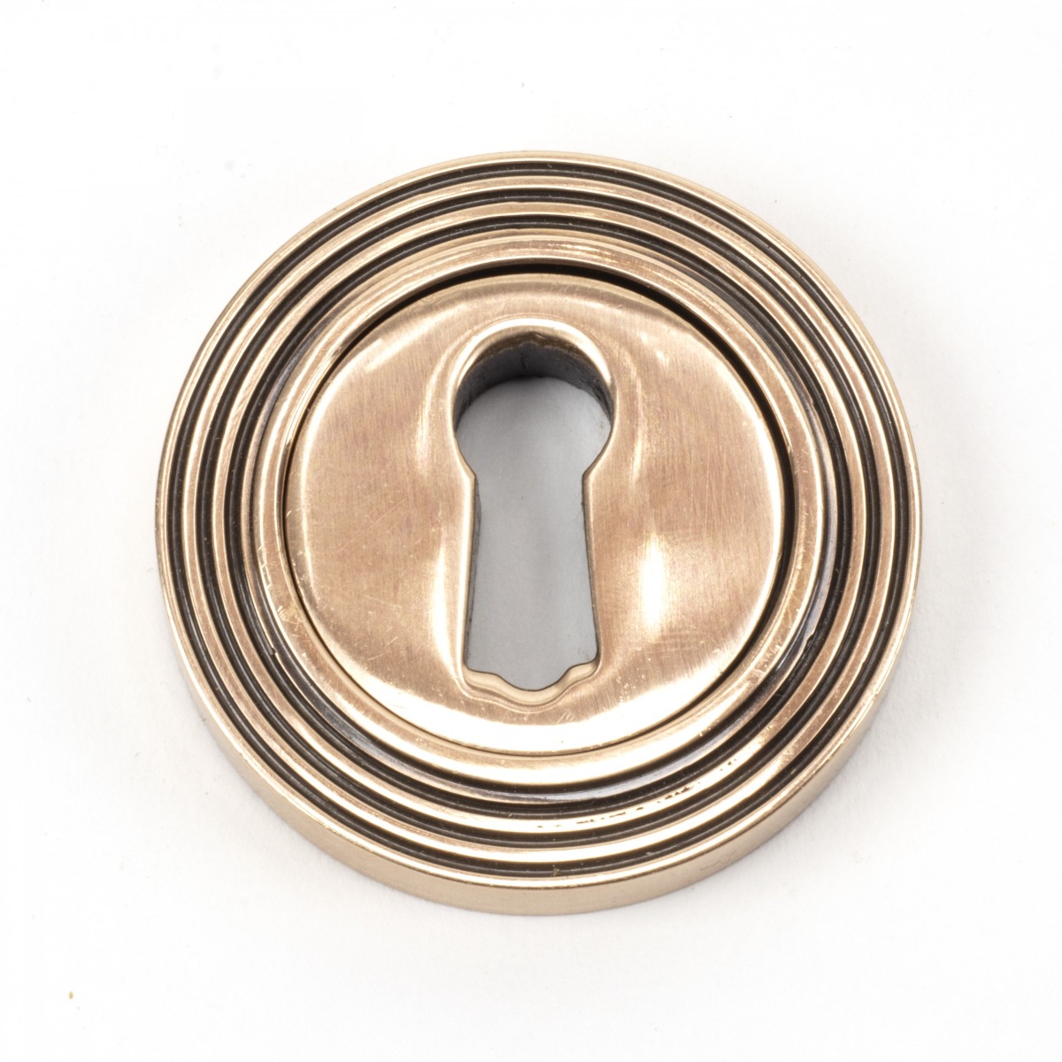 From The Anvil 46119 Polished Bronze Round Escutcheon (Beehive) Polished Bronze