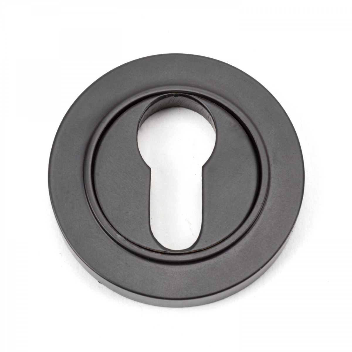 From The Anvil 46121 Aged Bronze Round Euro Escutcheon (Plain) Aged Bronze