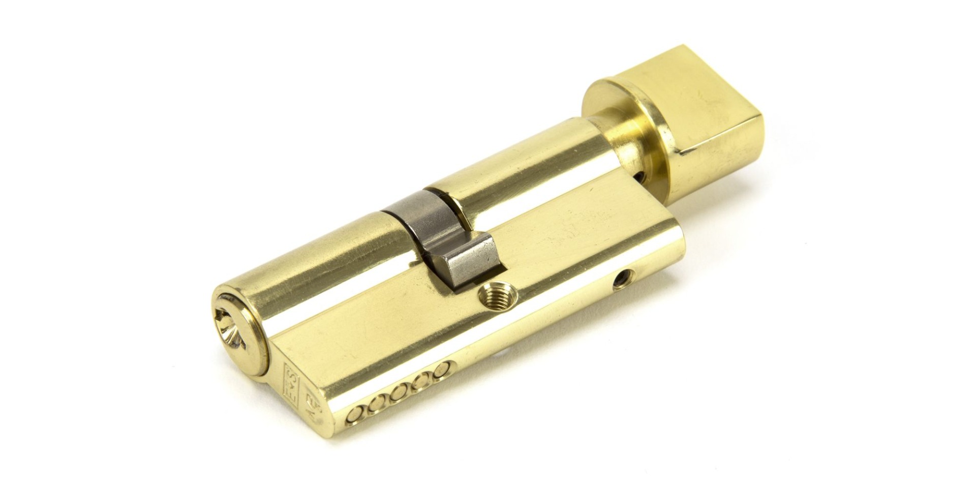 From The Anvil 46272 Lacquered Brass 35/35 5pin Euro Cylinder/Thumbturn KA