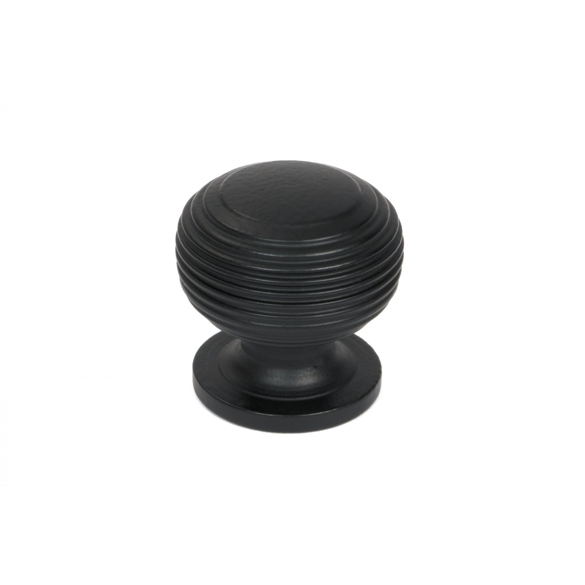 From the Anvil Matt Black Beehive Cabinet Knob 30mm 46466