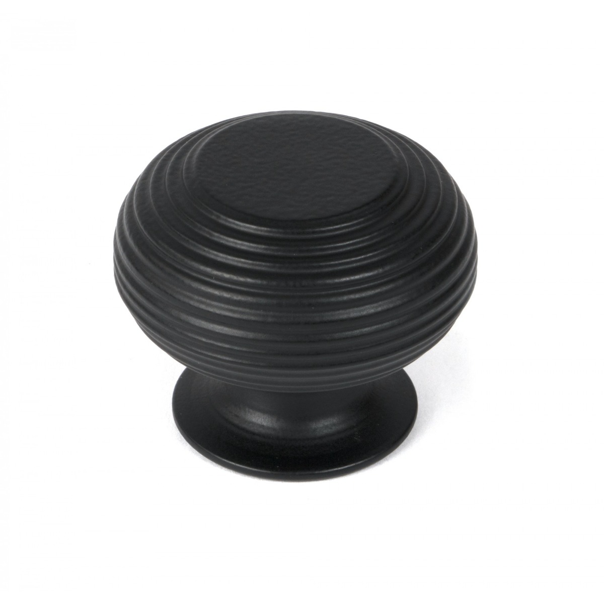 From the Anvil Matt Black Beehive Cabinet Knob 40mm 46468