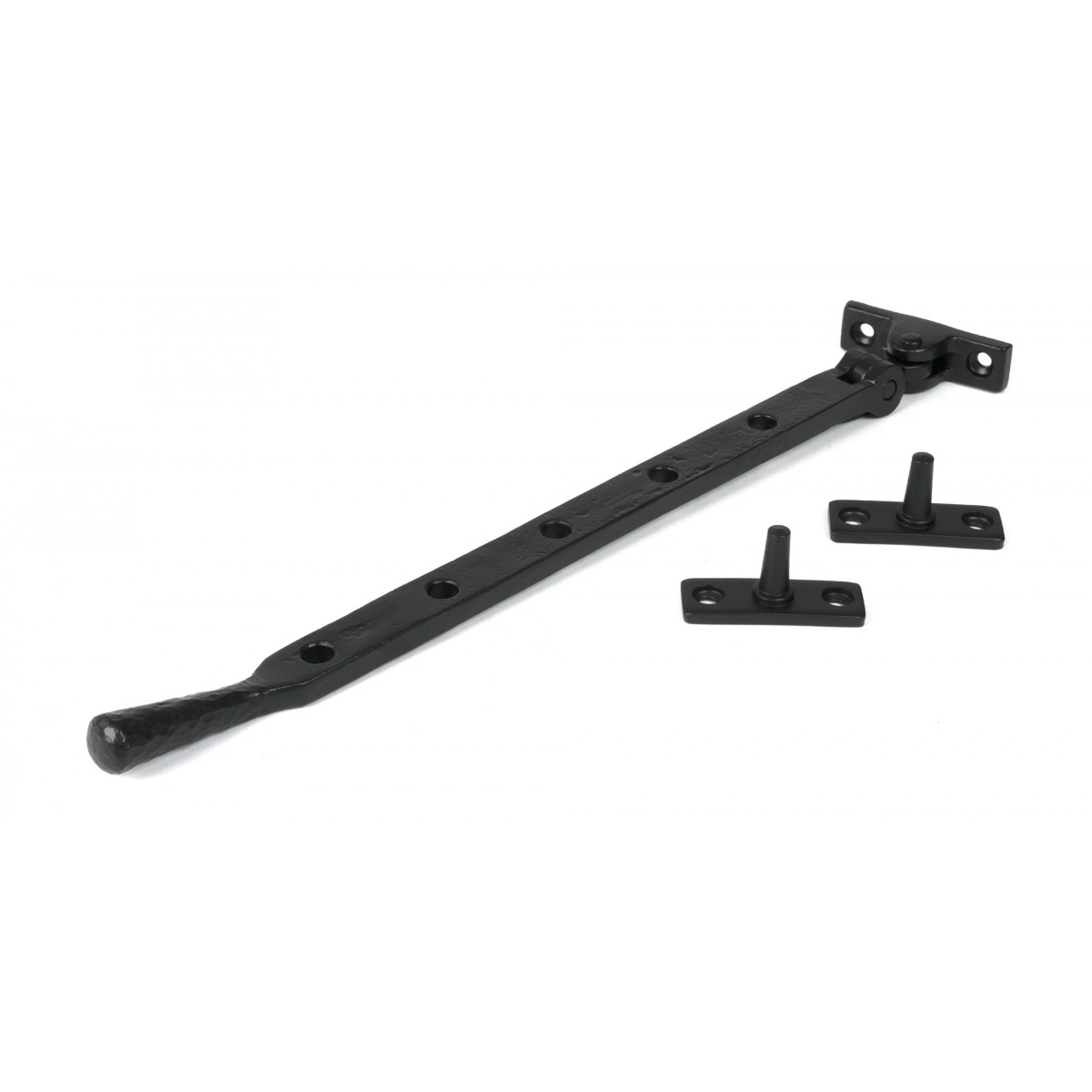 From the Anvil Matt Black 12 Hammered Newbury Stay 46482