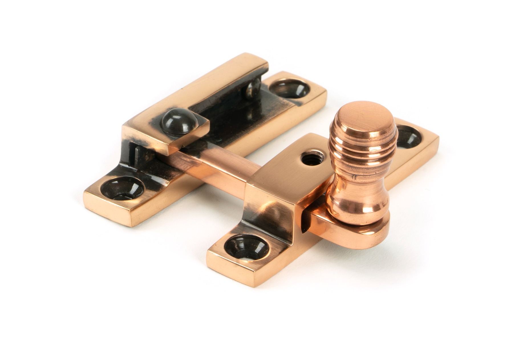 From The Anvil 46580 Polished Bronze Prestbury Quadrant Fastener - Narrow Polished Bronze