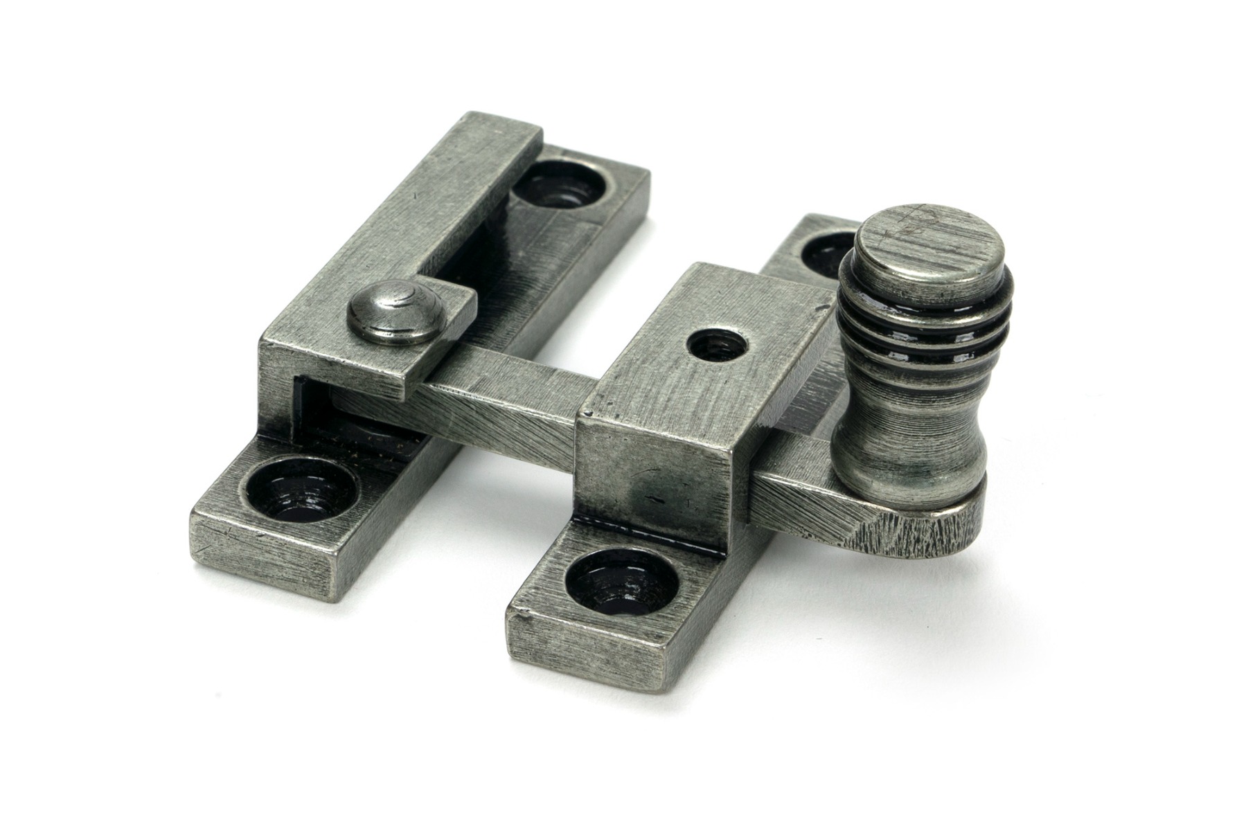 Pewter Prestbury Quadrant Fastener Narrow From The Anvil