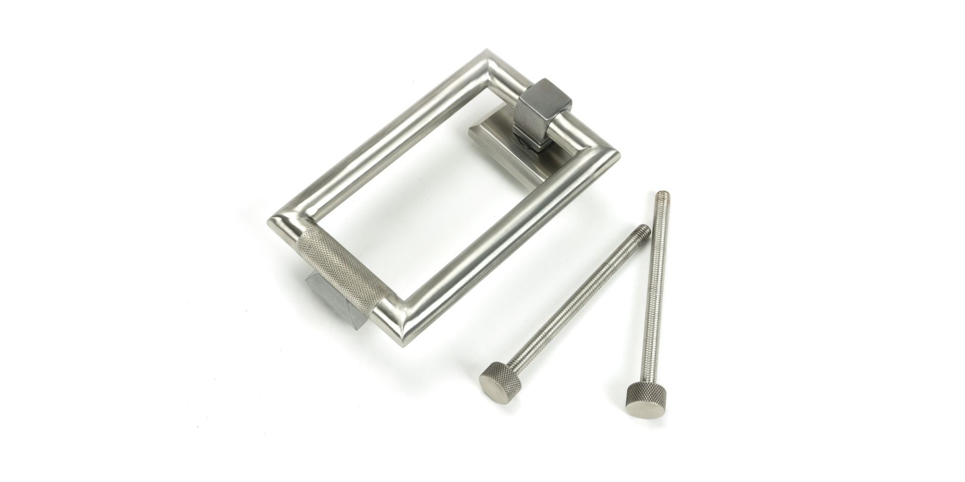 From The Anvil 46653 Satin Marine SS 316 Brompton Door Knocker 145mm