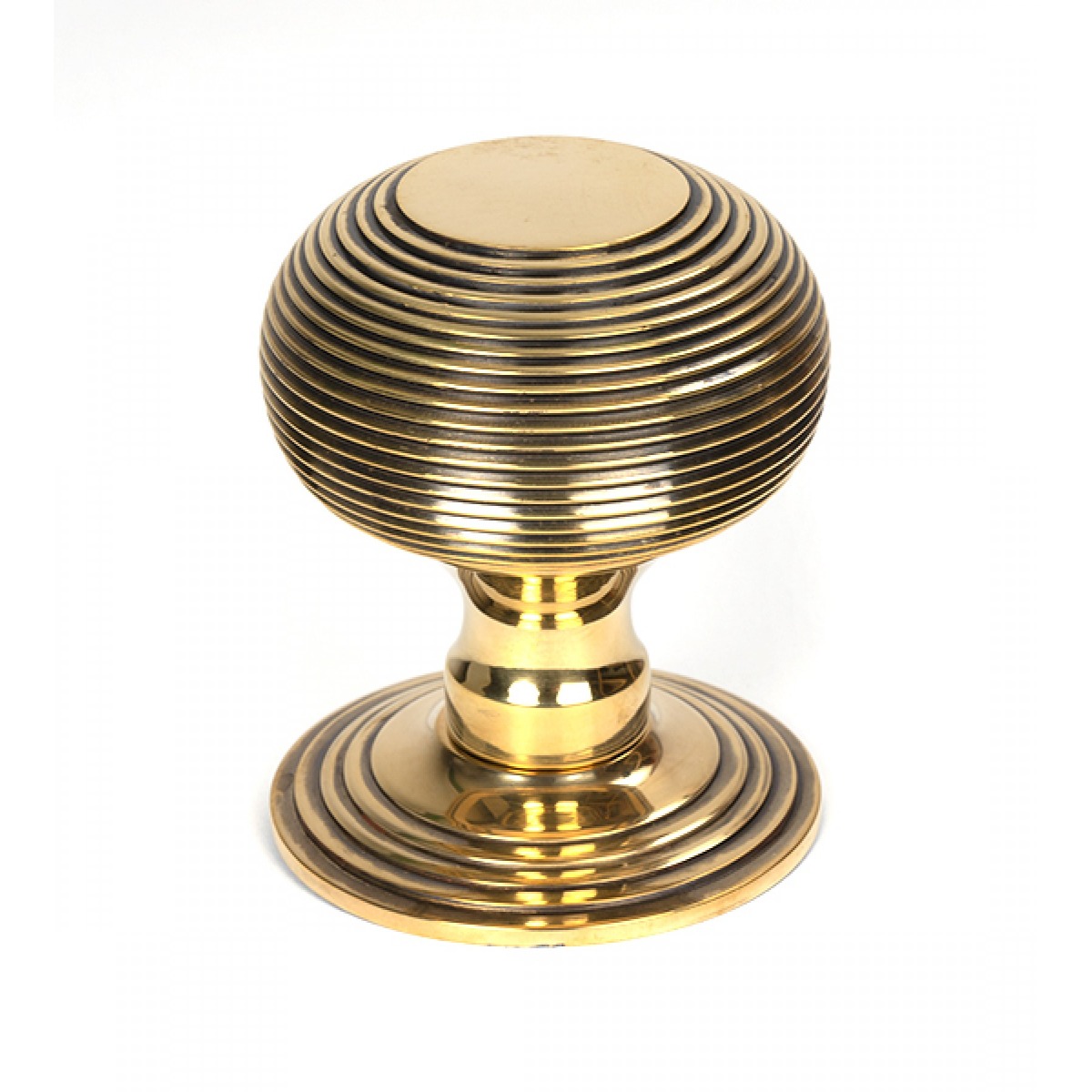 From The Anvil 46654 Aged Brass Beehive Centre Door Knob Aged Brass