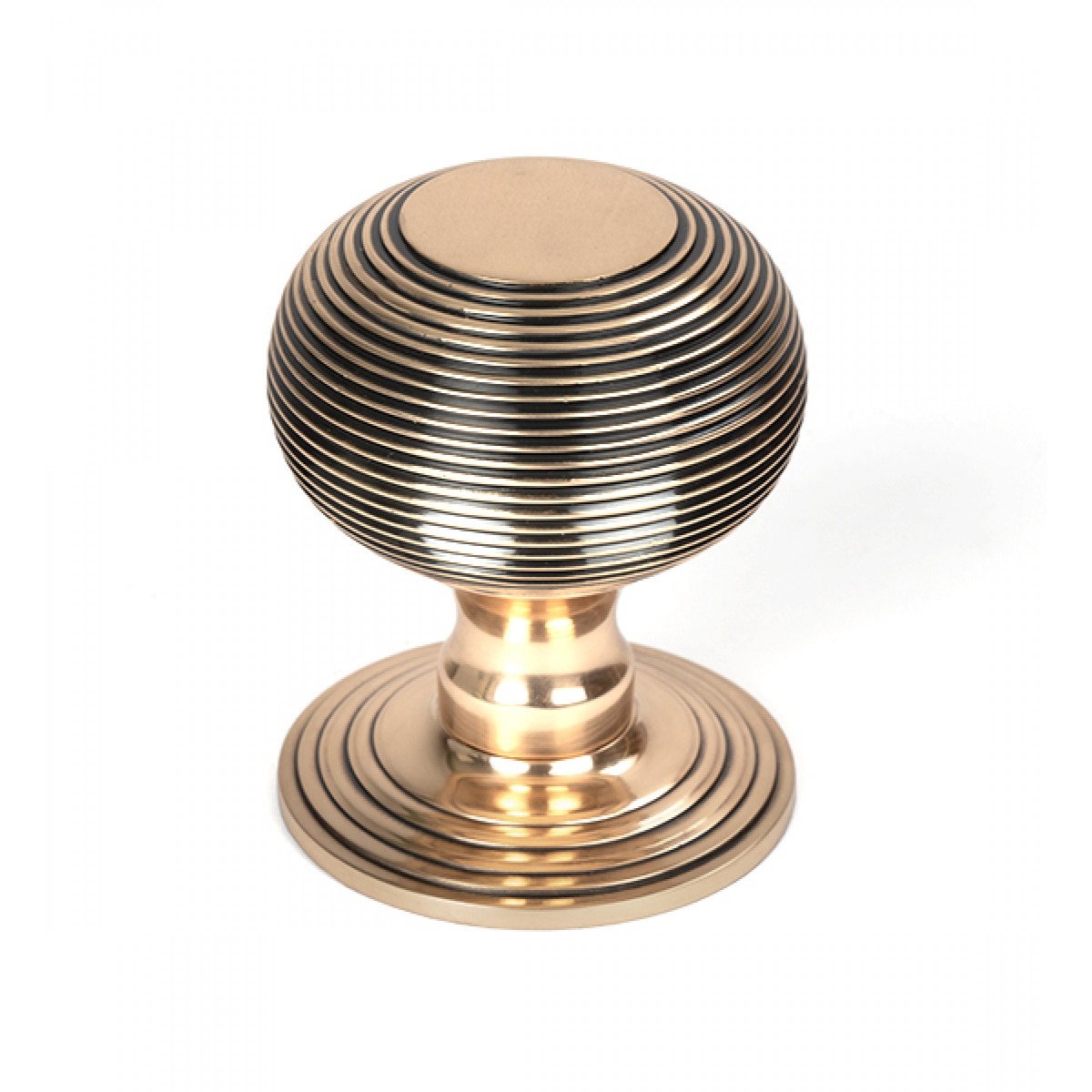From The Anvil 46658 Polished Bronze Beehive Centre Door Knob Polished Bronze