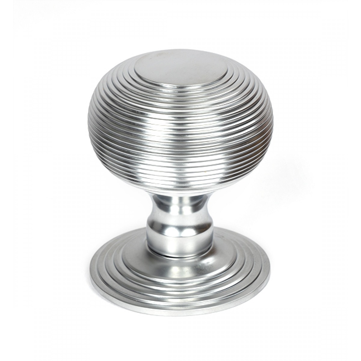 From The Anvil 46659 Satin Chrome Beehive Centre Door Knob Satin Chrome