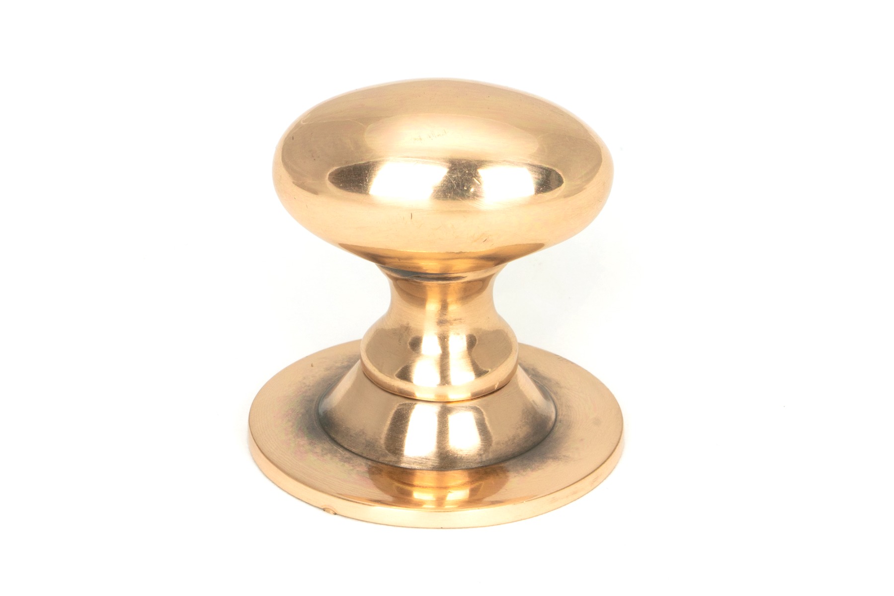 From The Anvil 46727 Polished Bronze Oval Cabinet Knob 33mm Polished Bronze