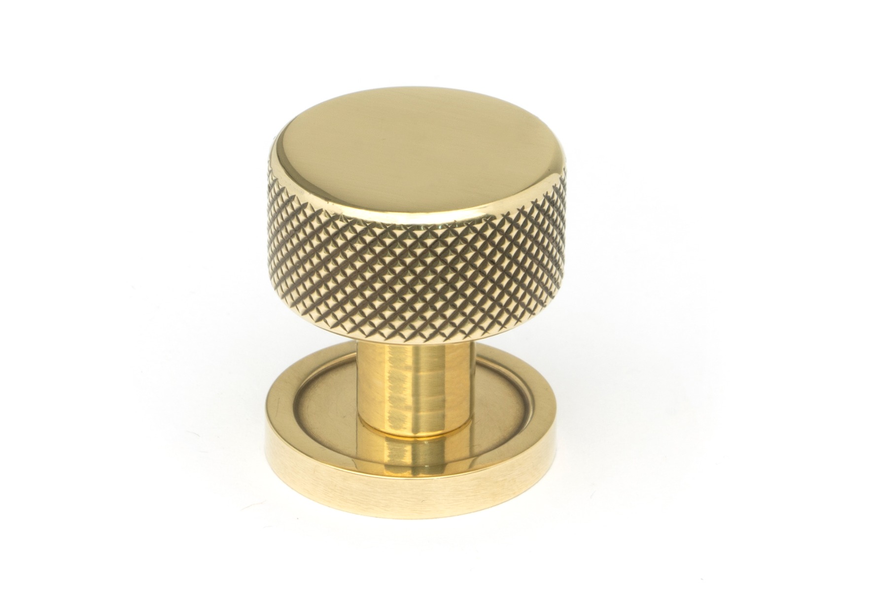 From The Anvil 46814 Aged Brass Brompton Cabinet Knob - 25mm (Plain) Aged Brass