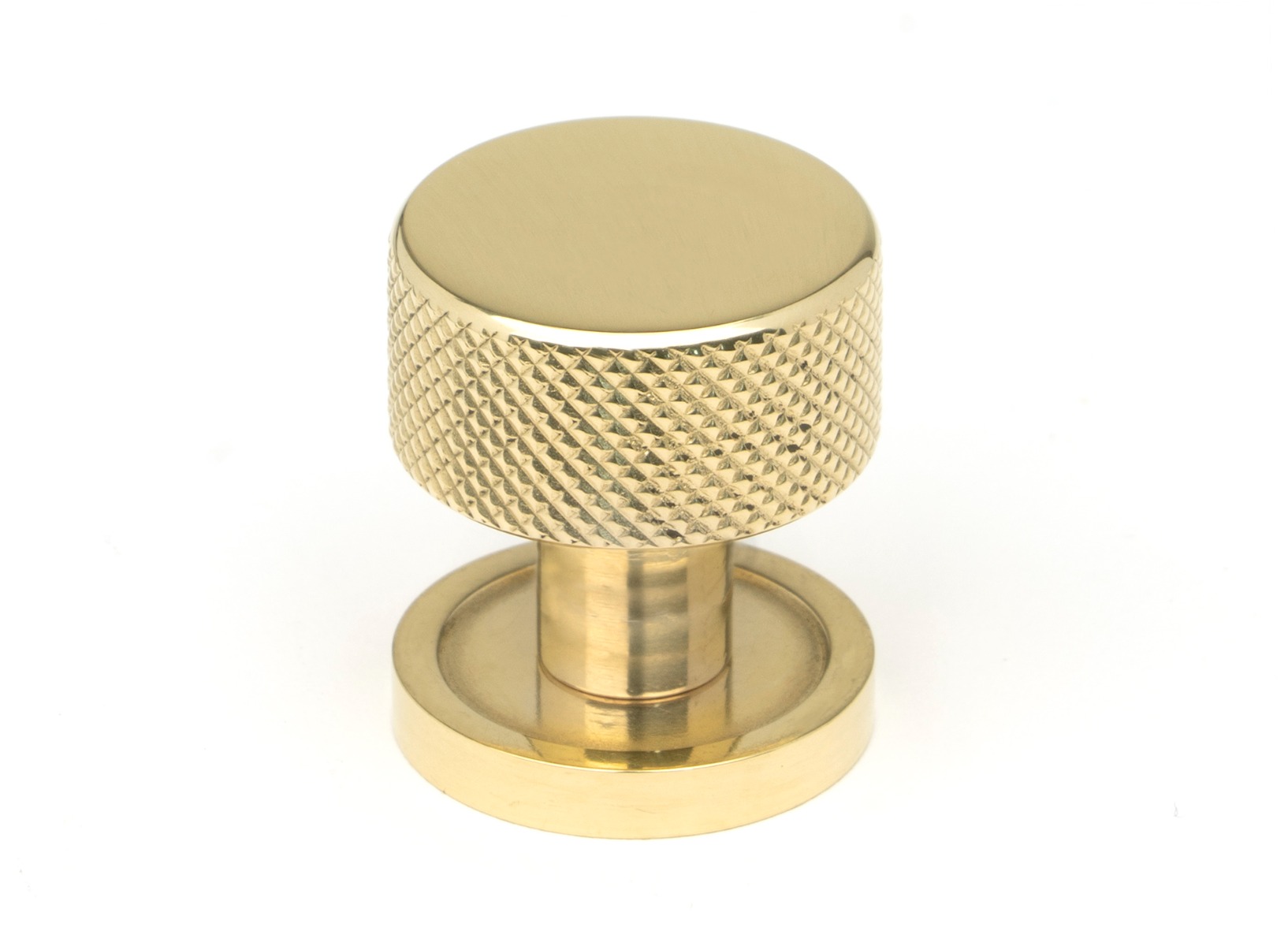 From The Anvil 46816 Polished Brass Brompton Cabinet Knob - 25mm (Plain) Polished Brass