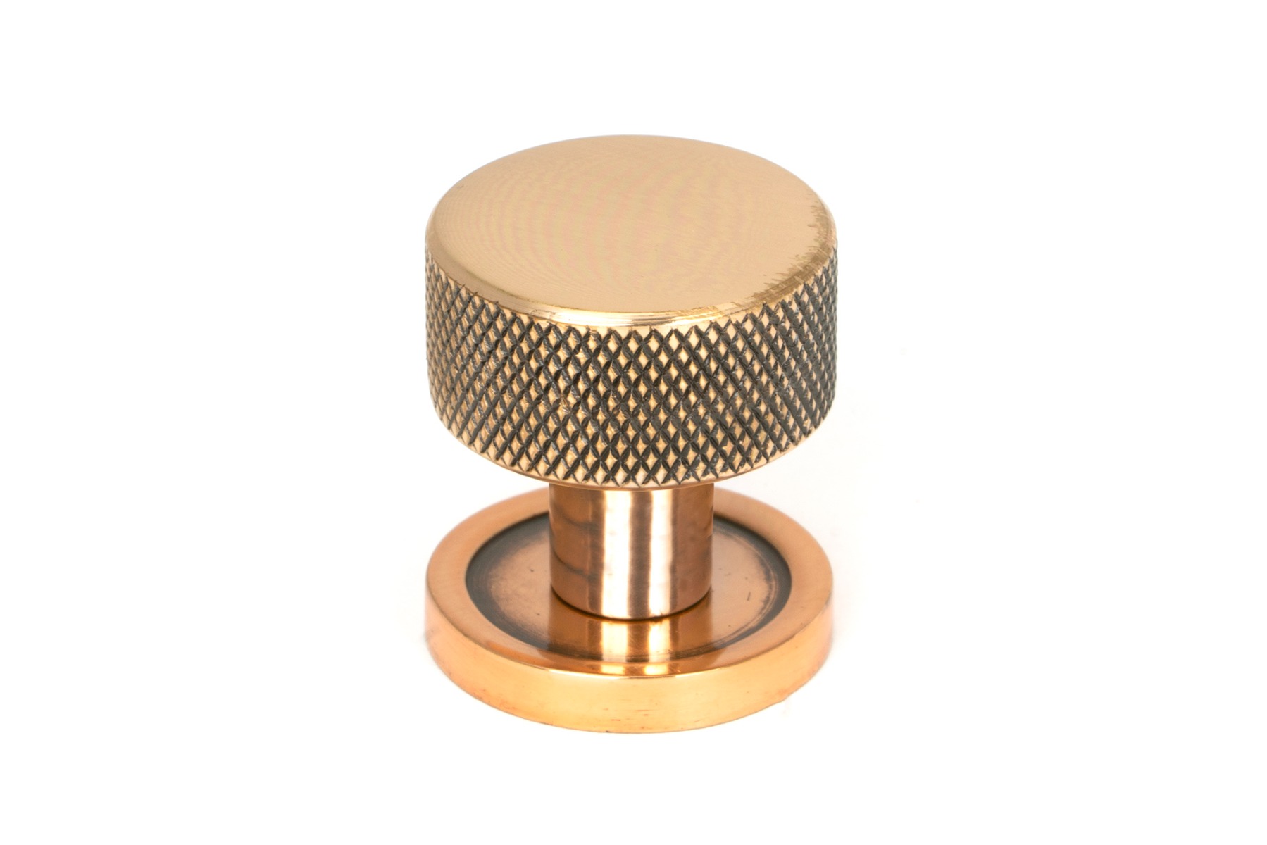 From The Anvil 46830 Polished Bronze Brompton Cabinet Knob - 25mm (Plain) Polished Bronze