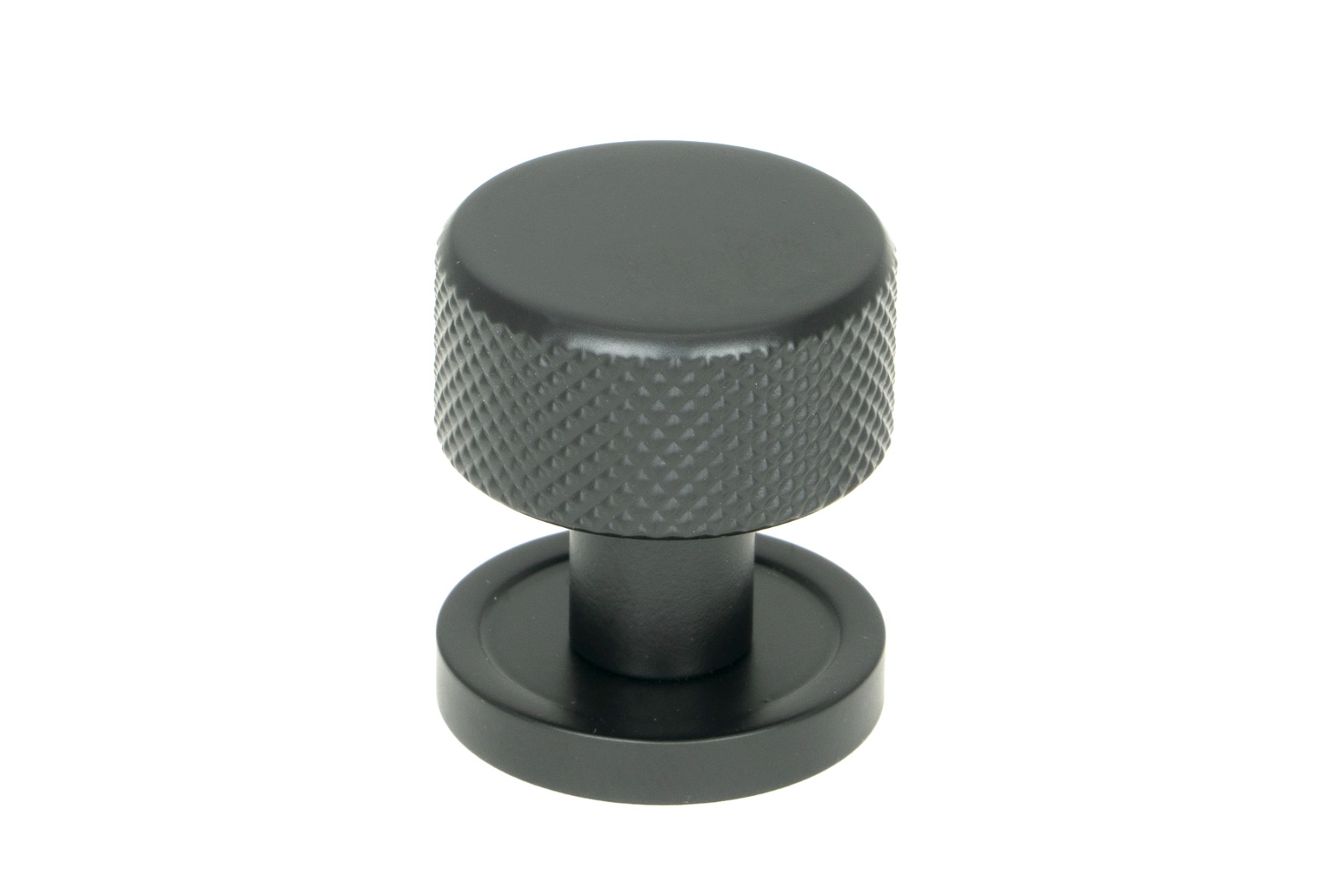 From The Anvil 46838 Matt Black Brompton Cabinet Knob - 25mm (Plain) Matt Black