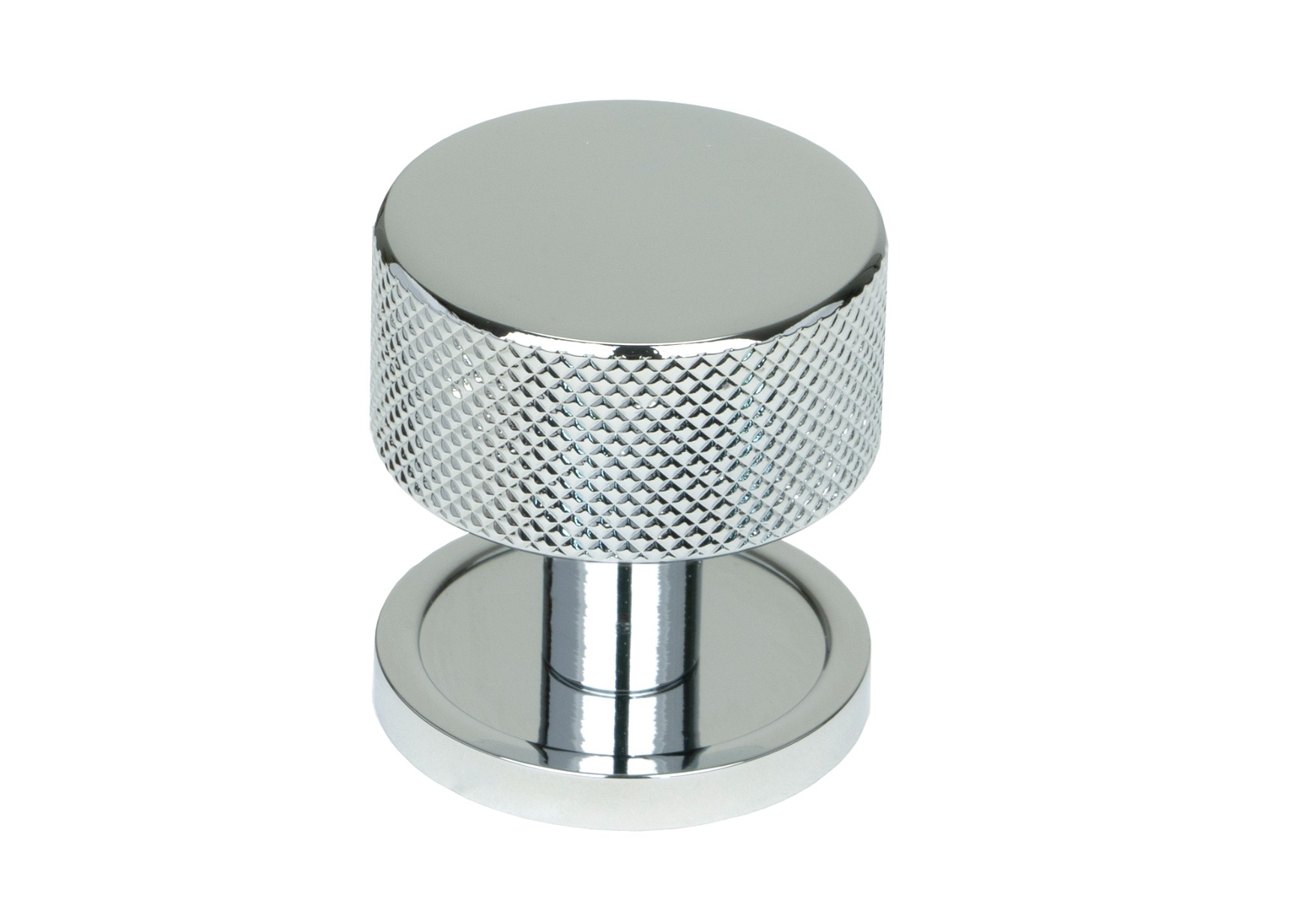 From The Anvil 46858 Polished Chrome Brompton Cabinet Knob - 32mm (Plain) Polished Chrome