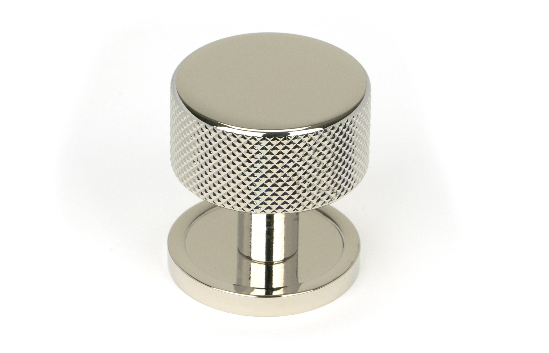From The Anvil 46862 Polished Nickel Brompton Cabinet Knob - 32mm (Plain) Polished Nickel