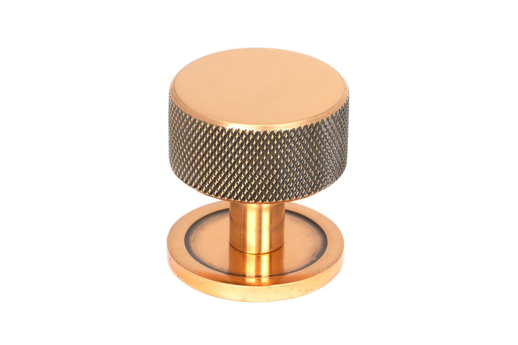 From The Anvil 46870 Polished Bronze Brompton Cabinet Knob - 32mm (Plain) Polished Bronze