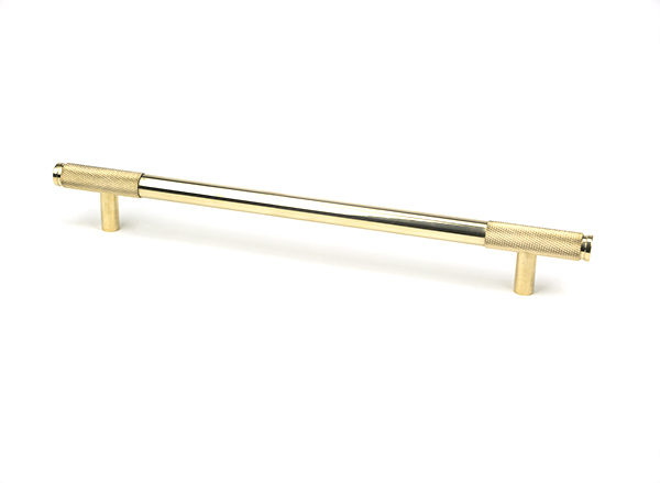 From The Anvil 46872 Polished Brass Half Brompton Pull Handle - Large Polished Brass