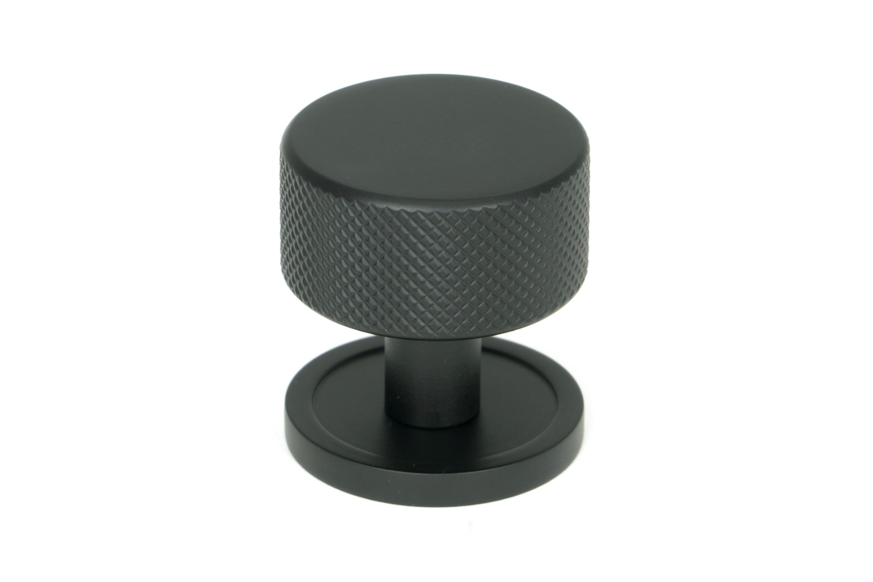 From The Anvil 46878 Matt Black Brompton Cabinet Knob - 32mm (Plain) Matt Black