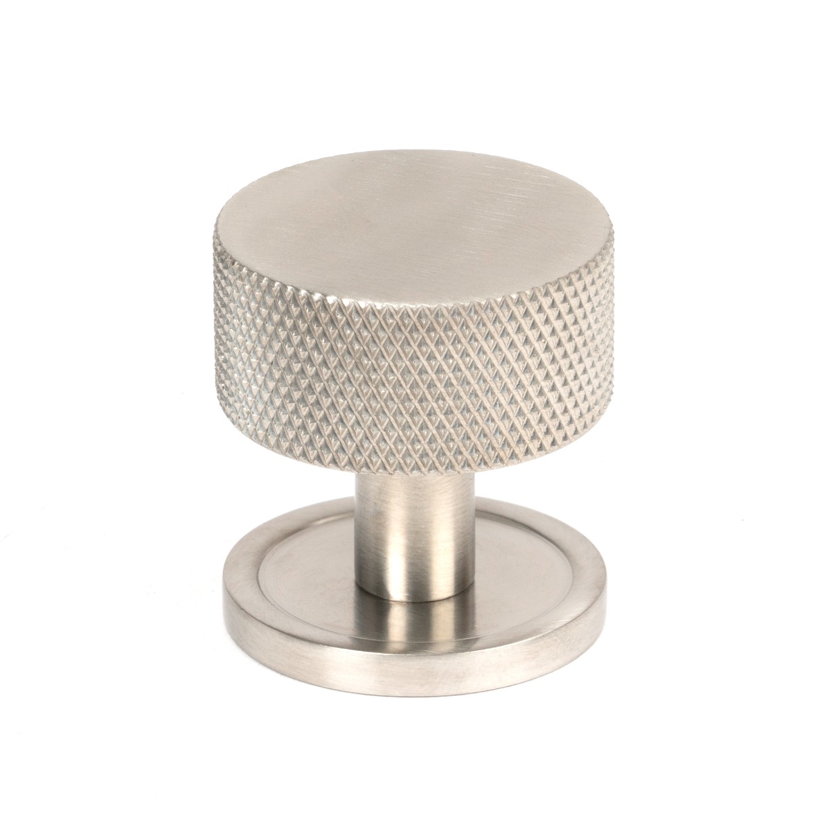 From The Anvil 46890 Satin SS (304) Brompton Cabinet Knob - 32mm (Plain) Satin Stainless Steel