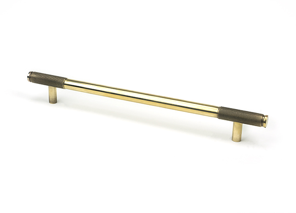 From The Anvil 46926 Aged Brass Half Brompton Pull Handle - Large Aged Brass