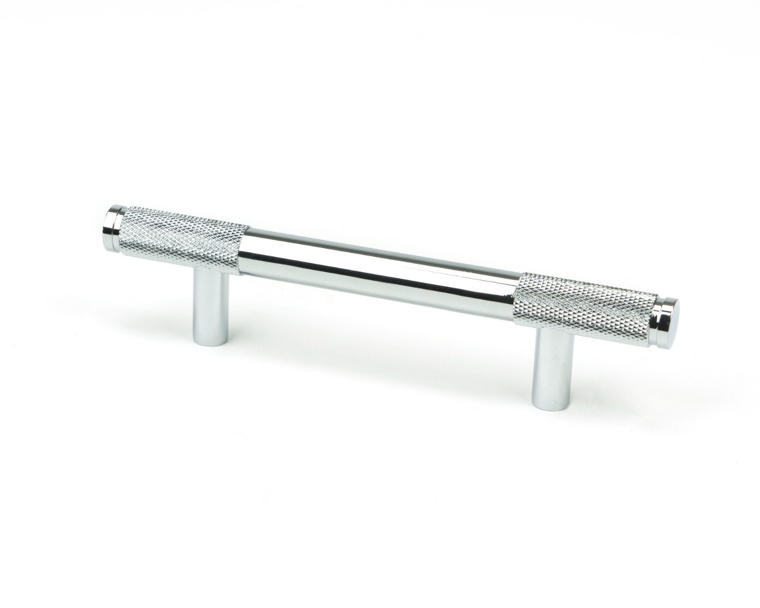 From The Anvil 46927 Polished Chrome Half Brompton Pull Handle - Small Polished Chrome