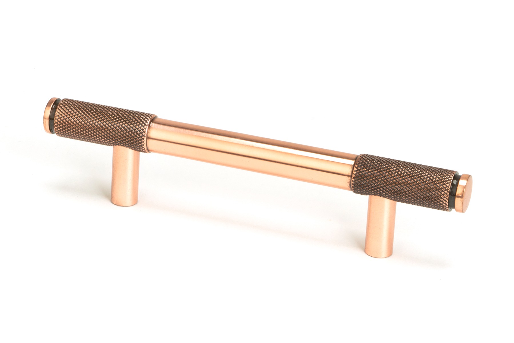 From The Anvil 46936 Polished Bronze Half Brompton Pull Handle - Small Polished Bronze
