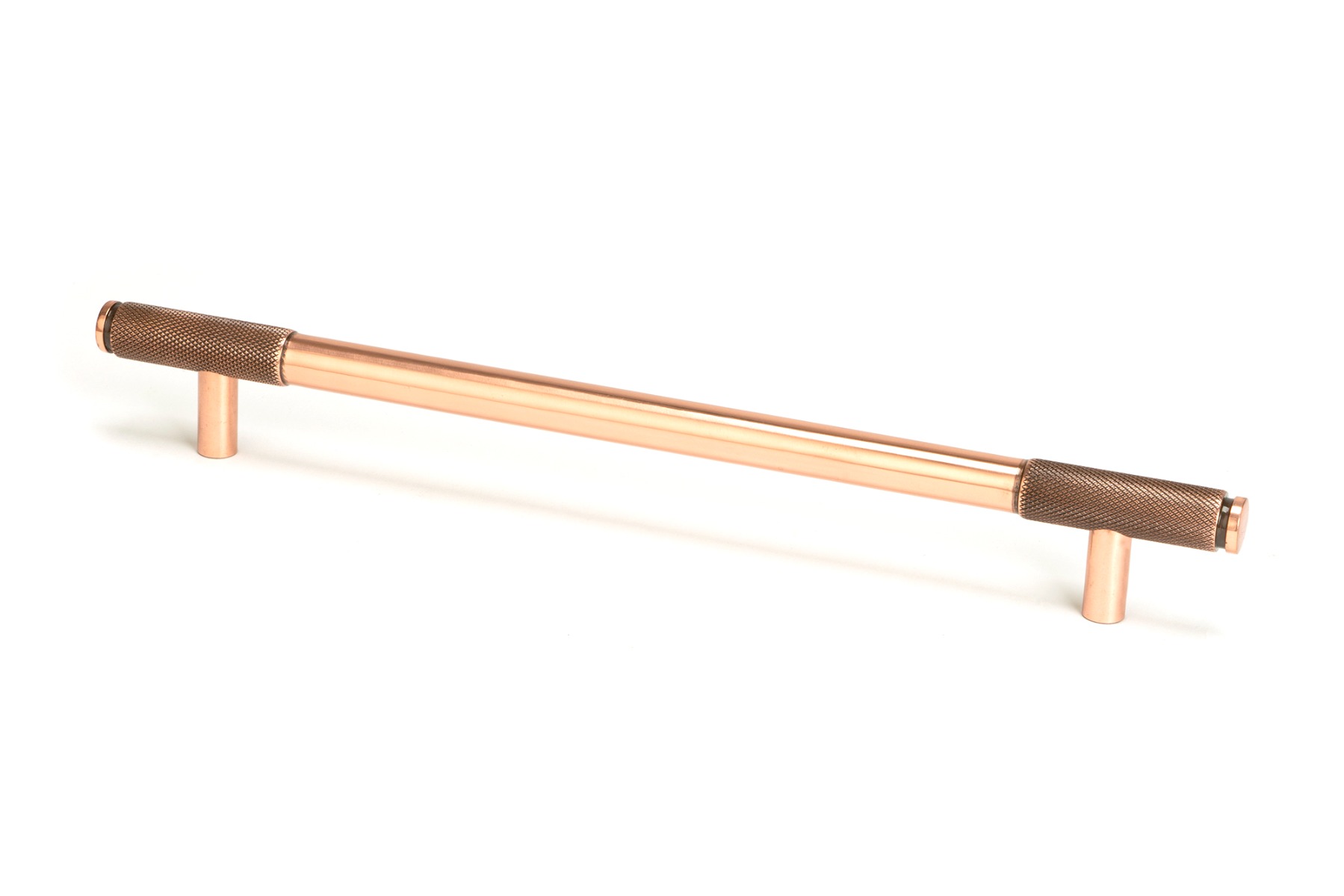 From The Anvil 46938 Polished Bronze Half Brompton Pull Handle - Large Polished Bronze