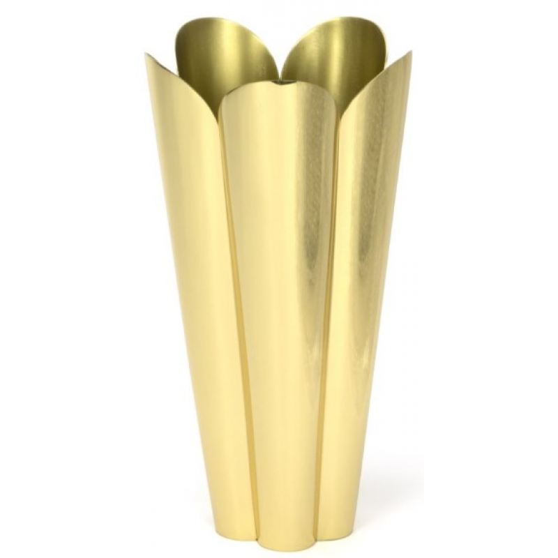 From The Anvil 47128 Smooth Brass Flora Vase 290mm