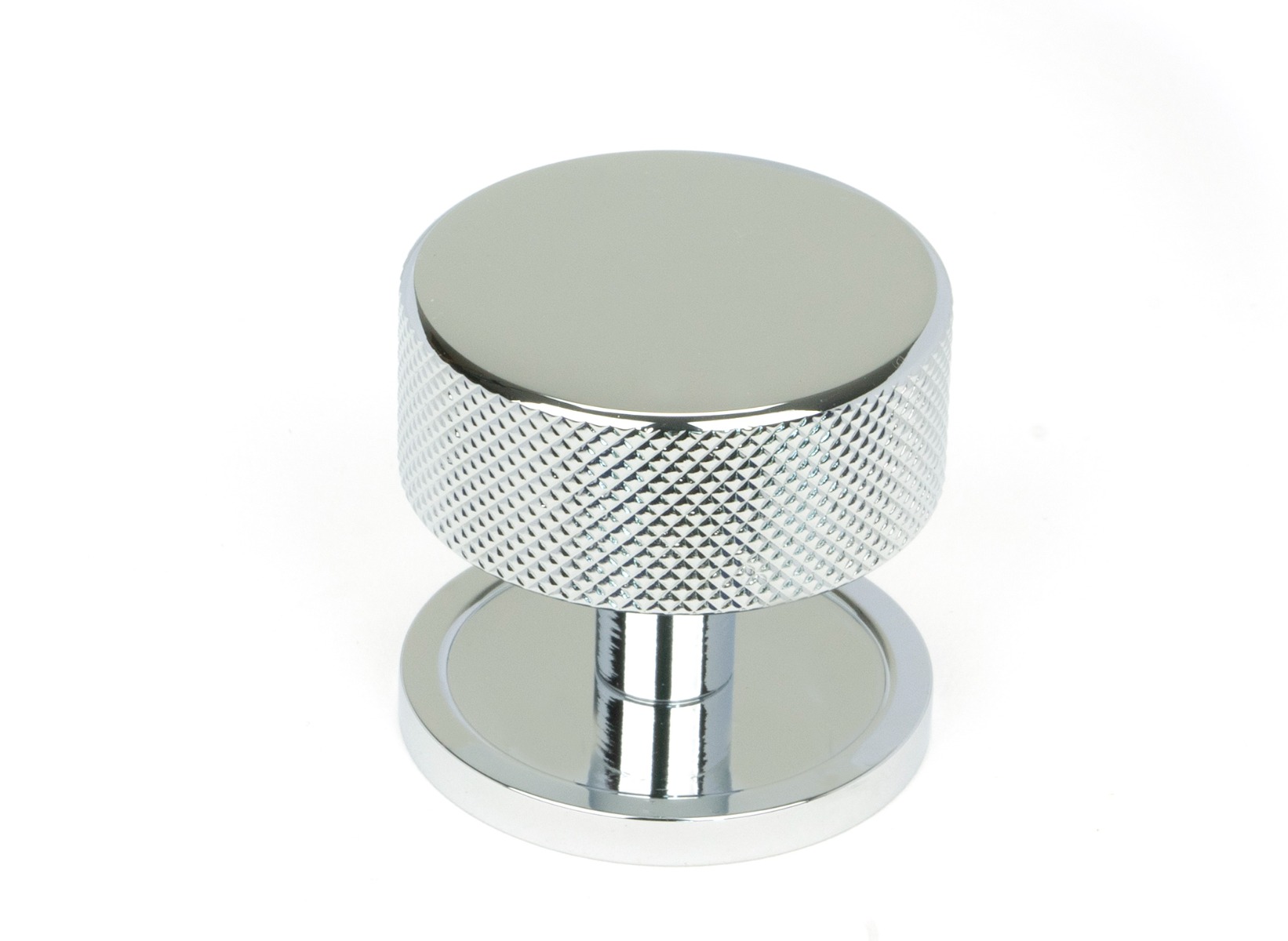 From The Anvil 47141 Polished Chrome Brompton Cabinet Knob - 38mm (Plain) Polished Chrome
