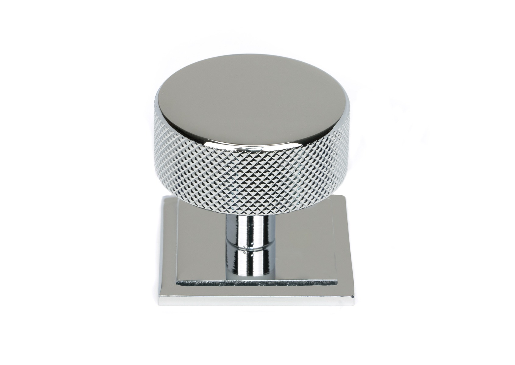 From The Anvil 47144 Polished Chrome Brompton Cabinet Knob - 38mm (Square) Polished Chrome