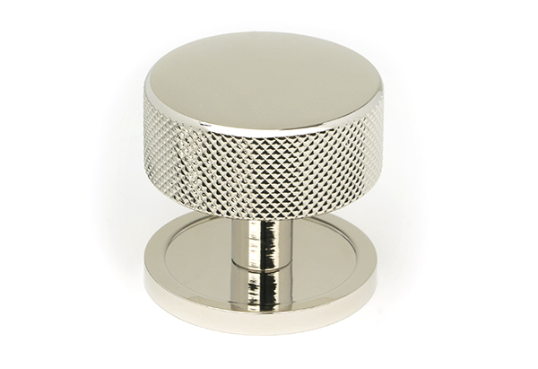 From The Anvil 47145 Polished Nickel Brompton Cabinet Knob - 38mm (Plain) Polished Nickel
