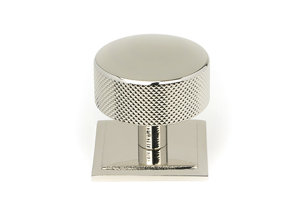From The Anvil 47148 Polished Nickel Brompton Cabinet Knob - 38mm (Square) Polished Nickel