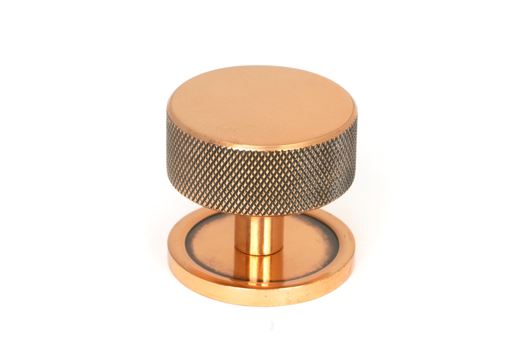 From The Anvil 47153 Polished Bronze Brompton Cabinet Knob - 38mm (Plain) Polished Bronze