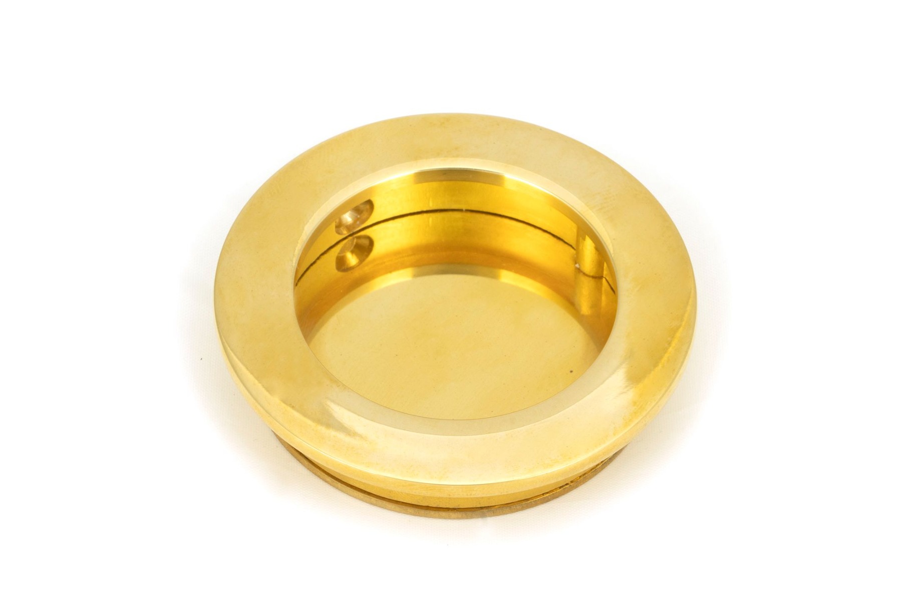 From The Anvil 47167 Polished Brass 60mm Plain Round Pull Polished Brass