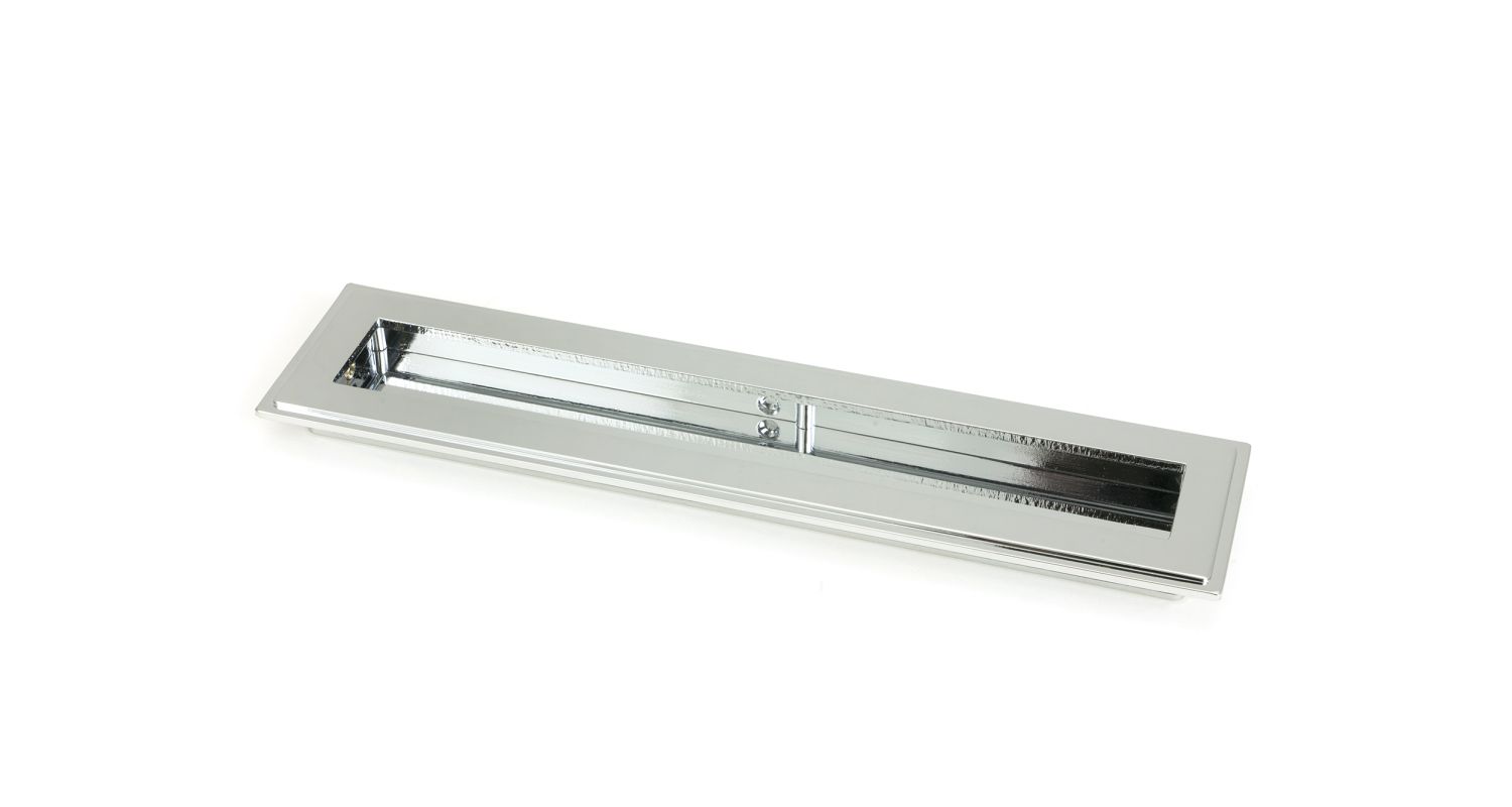 From The Anvil 47176 Polished Chrome 250mm Art Deco Rectangular Pull Polished Chrome