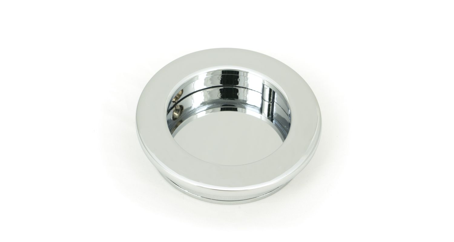 From The Anvil 47185 Polished Chrome 60mm Plain Round Pull Polished Chrome
