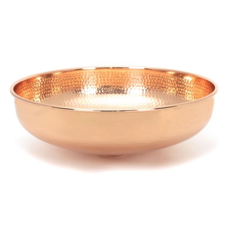 From The Anvil 47197 Hammered Copper Round Sink 400mm