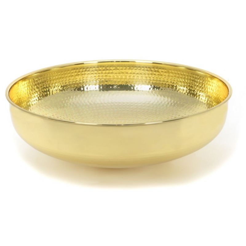 From The Anvil 47199 Hammered Brass Round Sink 400mm