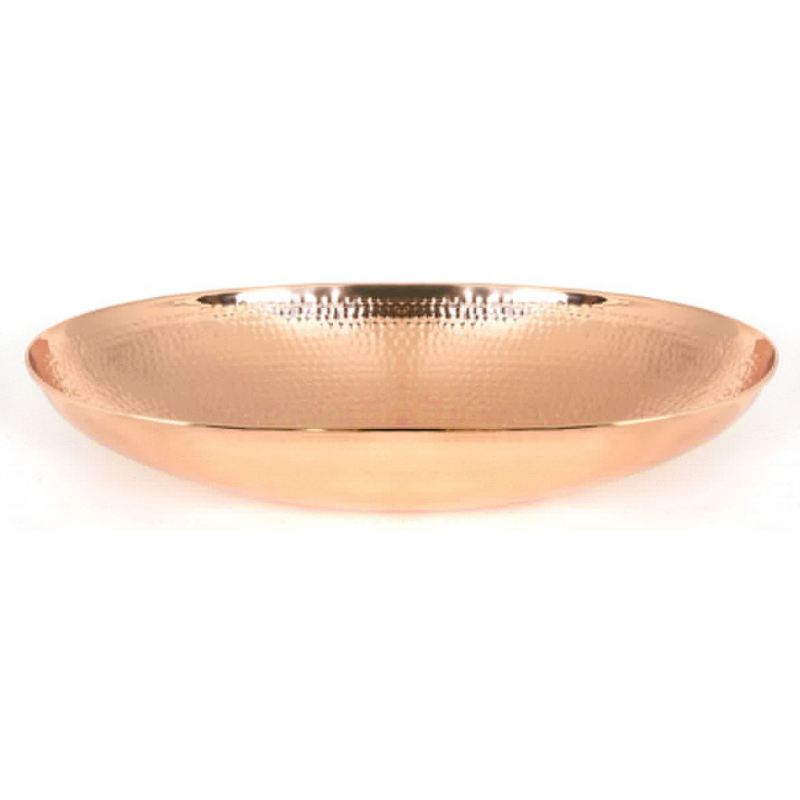 From The Anvil 47203 Hammered Copper Oval Sink 590mm