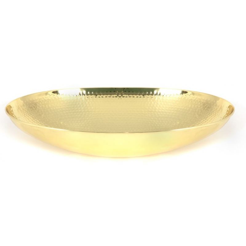 From The Anvil 47205 Hammered Brass Oval Sink 590mm