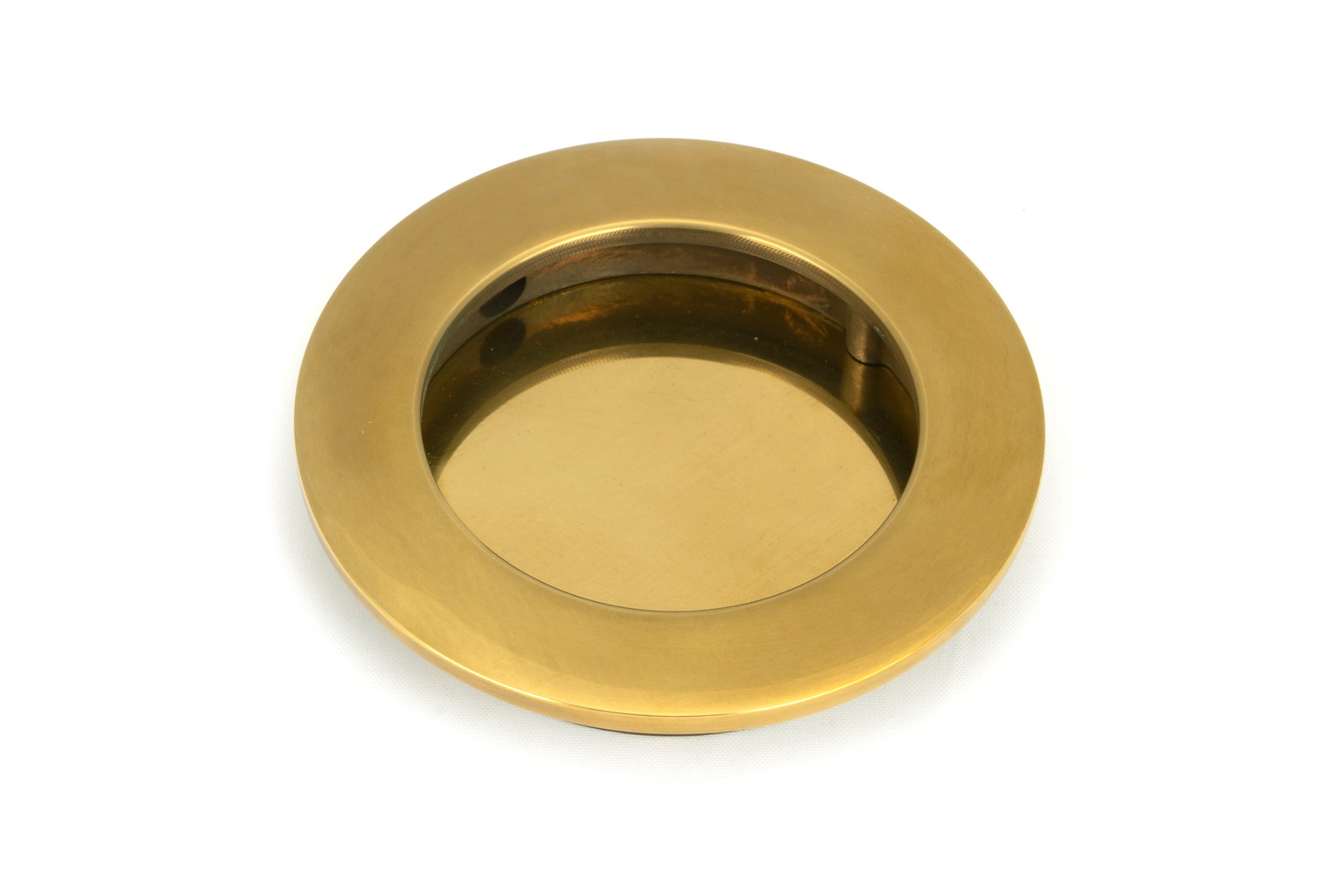From The Anvil 48323 Aged Brass 75mm Plain Round Pull Aged Brass